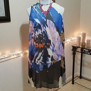 Just Taylor Floral Shift Dress | 12